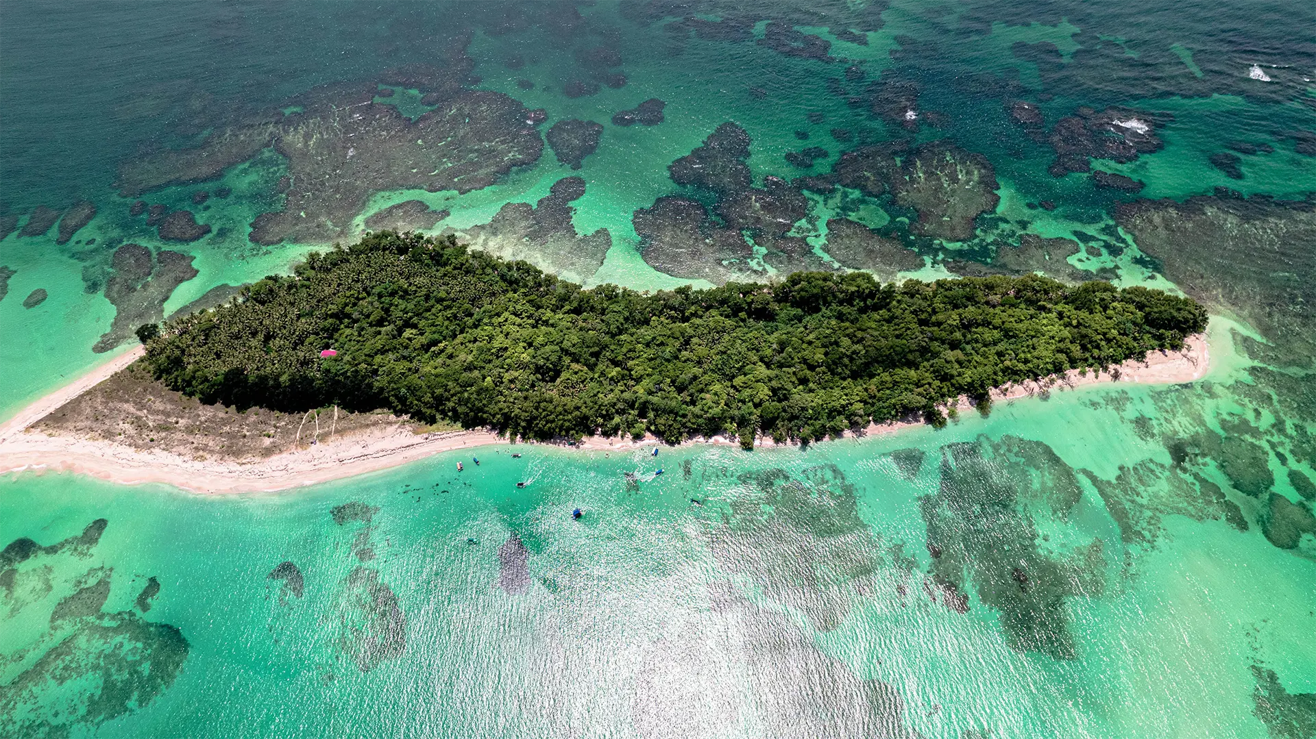 aerial-shot-of-a-green-island-